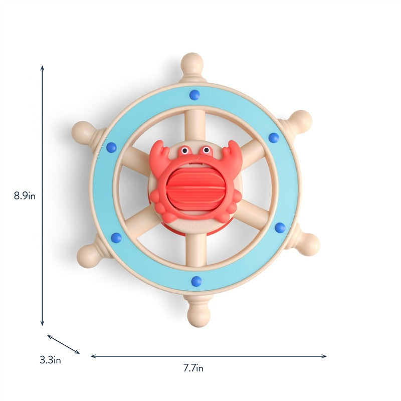 Itzy Ritzy Captain Bath Steering Wheel - Crab Image 7