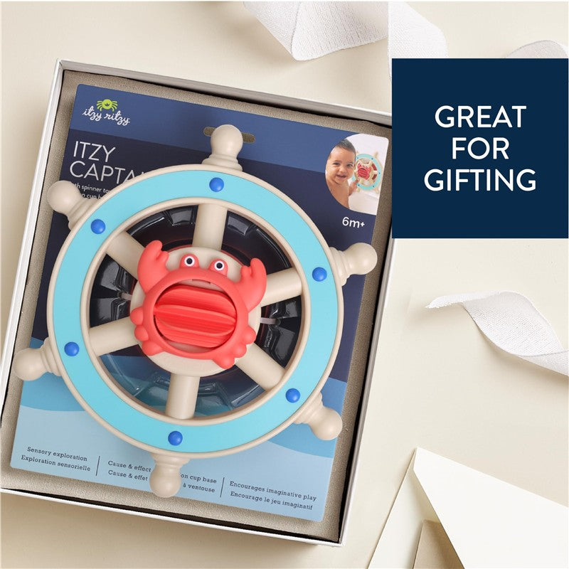 Itzy Ritzy Captain Bath Steering Wheel - Crab Image 8