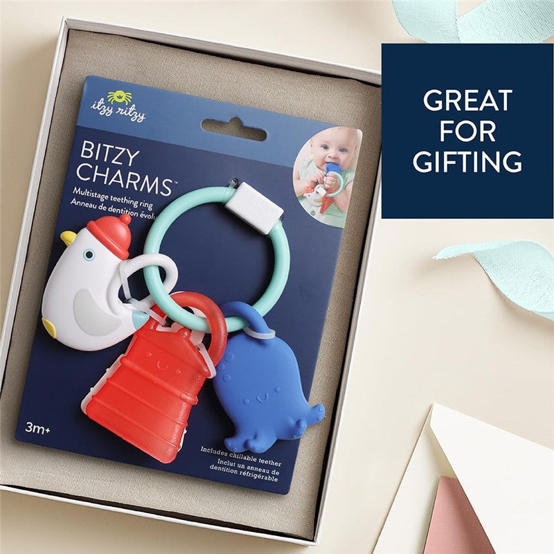 Itzy Ritzy Charms Multistage Teething Ring - Nautical Image 6