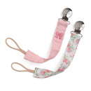 Itzy Ritzy Clip 2-Pack Fabric Pacifier Clips - Bows Image 1