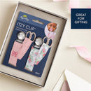 Itzy Ritzy Clip 2-Pack Fabric Pacifier Clips - Bows Image 6