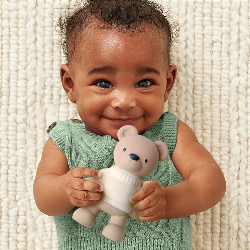 Itzy Ritzy Comfort Crew Natural Rubber Teether - Bear Image 2