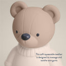 Itzy Ritzy Comfort Crew Natural Rubber Teether - Bear Image 4