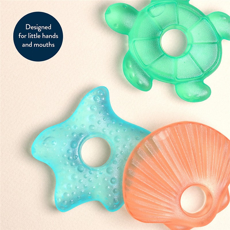 Itzy Ritzy Coolers Water-Filled Teether Nautical 3-Pack Image 3