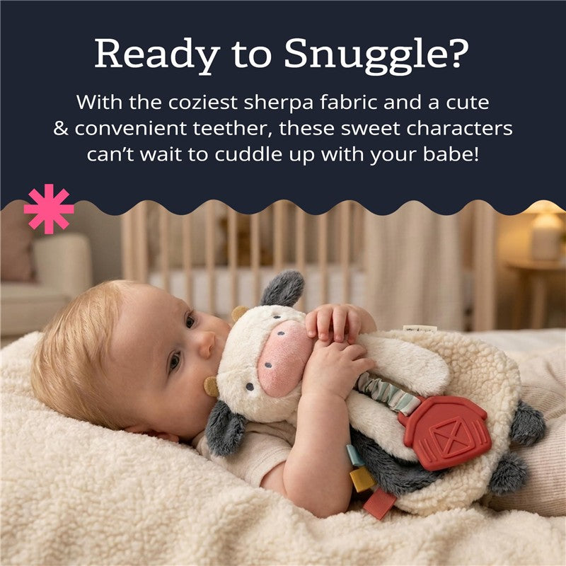 Itzy Ritzy - Cow Itzy Friends Lovey™ Plush Image 6