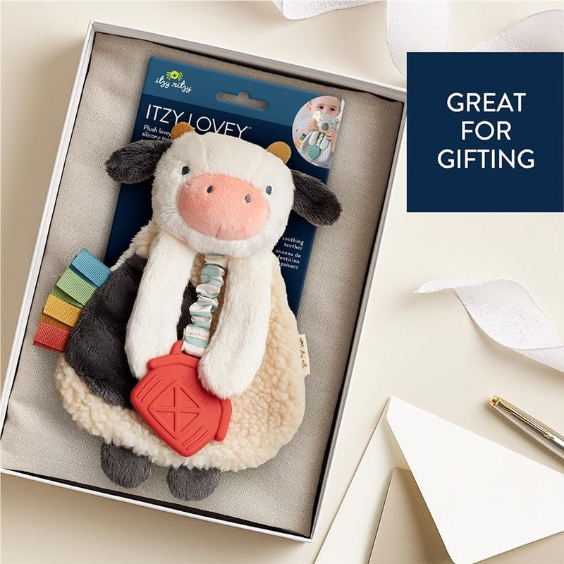 Itzy Ritzy - Cow Itzy Friends Lovey™ Plush Image 8