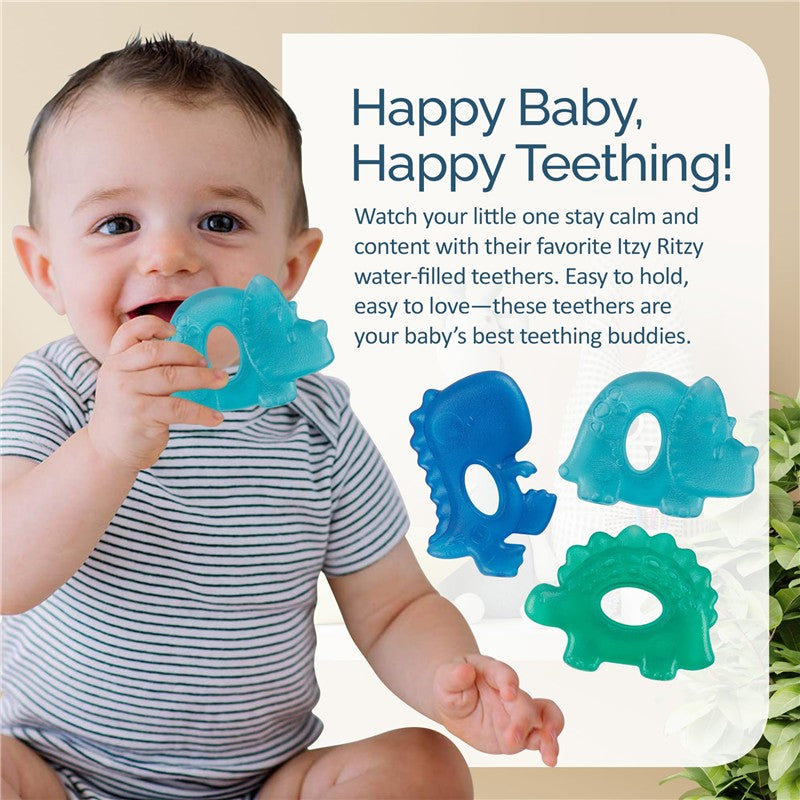 Itzy Ritzy - Cute 'N Cool Water Filled Teether Dino (3-Pack) Image 5