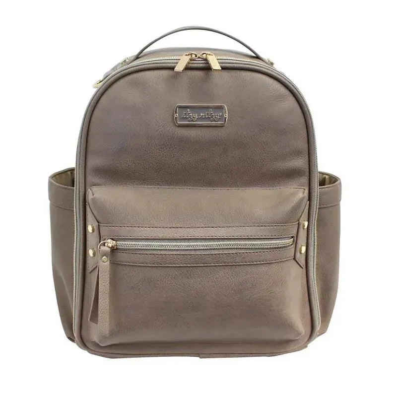 Itzy Ritzy - Diaper Bag Mini Backpack Taupe Image 1