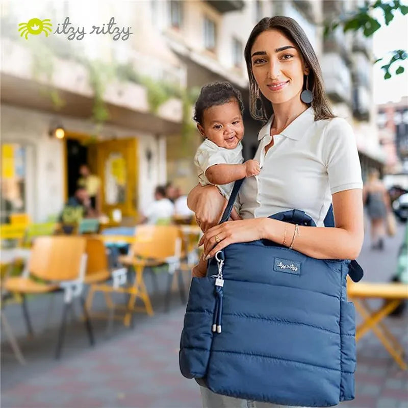 Itzy Ritzy - Dream Convertible Diaper Bag, Sapphire Starlight  Image 2