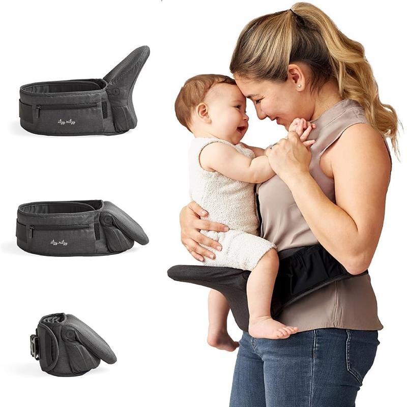 Itzy Ritzy - Hip Seat Baby Carrier 3 Ways to Hold & Support Babies Image 1