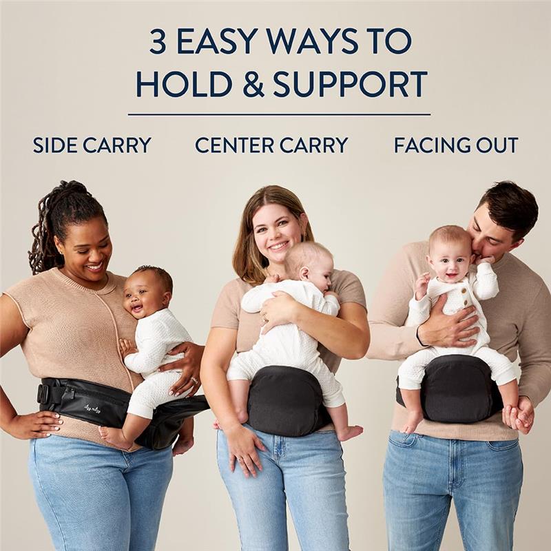 Itzy Ritzy - Hip Seat Baby Carrier 3 Ways to Hold & Support Babies Image 2