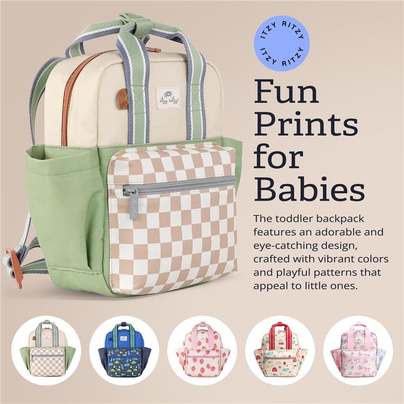 Itzy Ritzy Itzy Bitzy Bag™ Toddler Daycare Backpack, Check Yes! Image 6