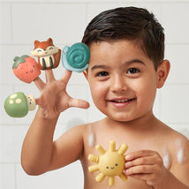 Itzy Ritzy Finger Puppet Bath Toy Set - Multicolor Image 2