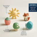Itzy Ritzy Finger Puppet Bath Toy Set - Multicolor Image 4