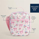 Itzy Ritzy Itzy Lunch Box™ Toddler Bag, Ribbons & Roses Image 2