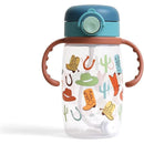Itzy Ritzy - Itzy Sips Straw Cup With Snap-Close Lid, Giddy Up! Image 5