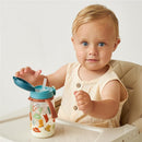 Itzy Ritzy - Itzy Sips Straw Cup With Snap-Close Lid, Giddy Up! Image 7