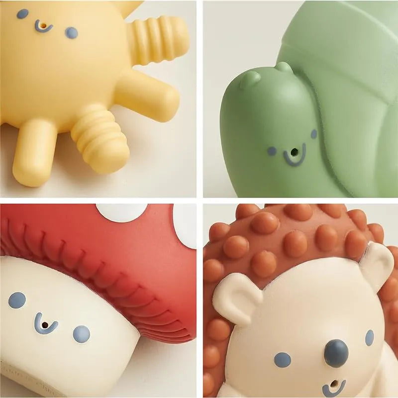 Itzy Ritzy - Itzy Squirt™ 4-Pack Of Soft Bath Toys Image 5