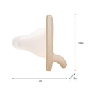 Itzy Ritzy Latch & Soothe Breastlike Pacifier - Taupe Image 9