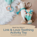 Itzy Ritzy Link & Love™ Activity Plush with Teether - Llama Image 2