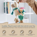 Itzy Ritzy Link & Love™ Activity Plush with Teether - Llama Image 3