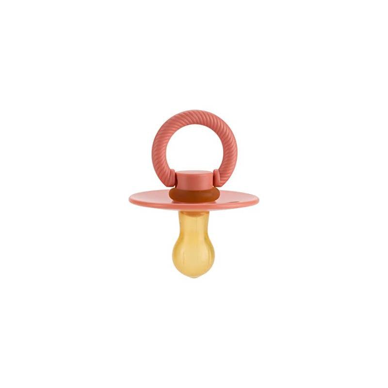 Itzy Ritzy - 2Pk Apricot & Terracotta Natural Rubber Pacifiers Image 5