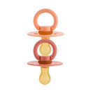 Itzy Ritzy - 2Pk Apricot & Terracotta Natural Rubber Pacifiers Image 6