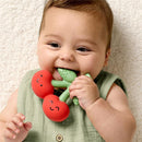 Itzy Ritzy - Natural Rubber Teether, Cherries Image 8