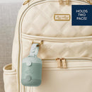 Itzy Ritzy Pacifier Holder - Dual-Sided Pacifier Case with Strap to Keep Clean & Dirty Pacifiers Separate, Paci Holder for Diaper Bag & Stroller (P Image 2