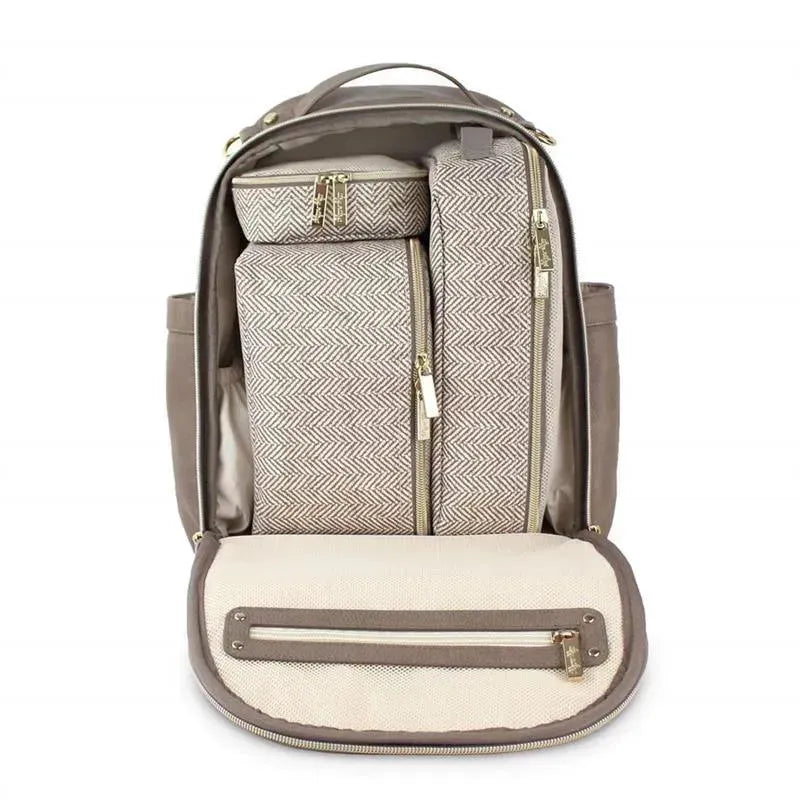 Itzy Ritzy - 3Pk Packing Cubes, Taupe Image 3