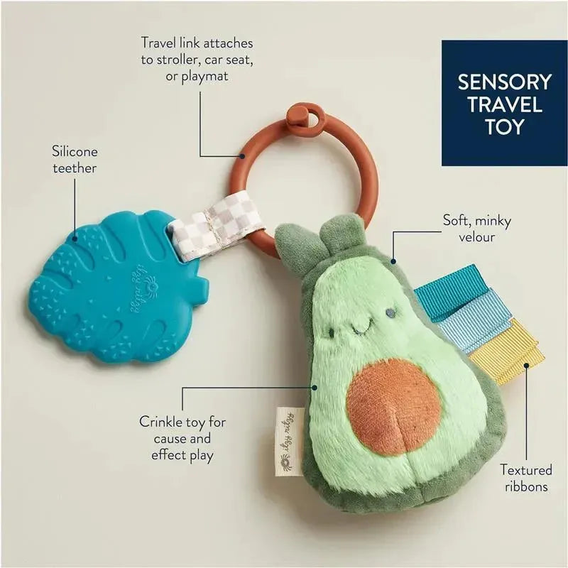 Itzy Ritzy - Pal™ Plush + Teether, Avocado Image 5