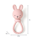 Itzy Ritzy - Pink Bunny Sweetie Rattle Image 7