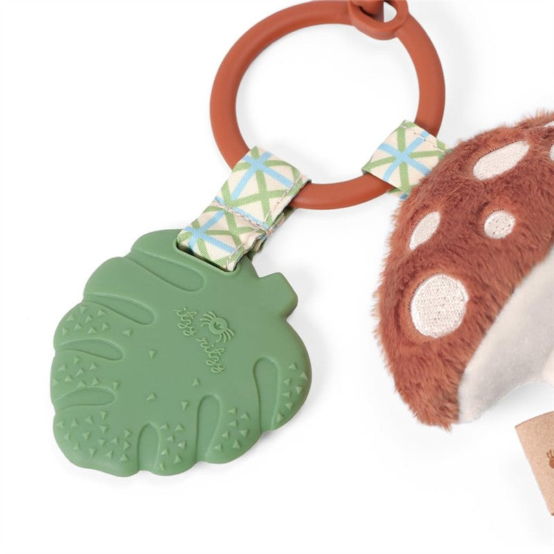 Itzy Ritzy - Plush Pal Silicone Teether, Mushroom Image 4