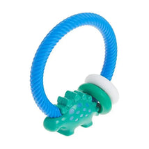 Itzy Ritzy Rattle With Teething Ring-Dinosaur Image 3