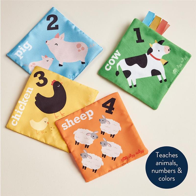 Itzy Ritzy - Sensory Scarves, Farm Friends Image 3