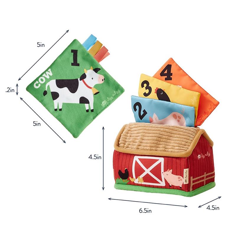 Itzy Ritzy - Sensory Scarves, Farm Friends Image 4