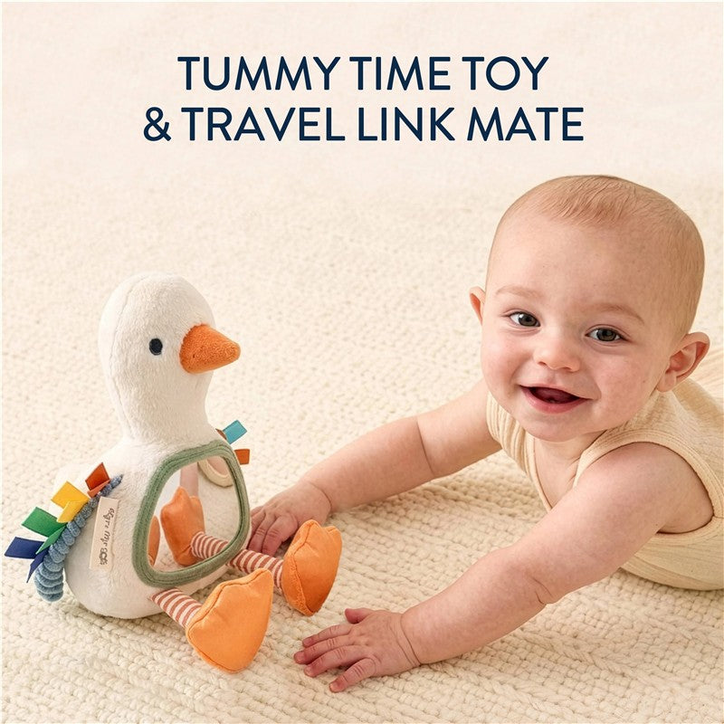 Itzy Ritzy Sensory Tummy Time Mirror - Gracie the Goose Image 3