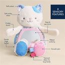 Itzy Ritzy Sensory Tummy Time Mirror - Kinsley the Kitty Image 6