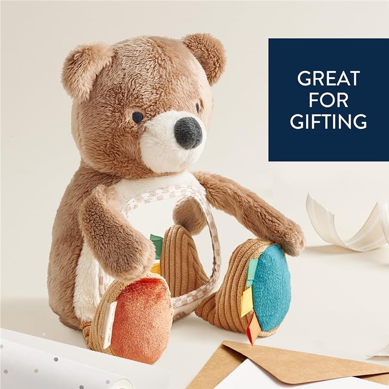 Itzy Ritzy - Sensory Tummy Time Toy Mirror, Bear Image 6