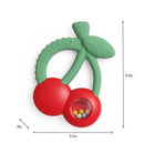 Itzy Ritzy Shake Silicone Teether with Rattle - Cherries Image 7