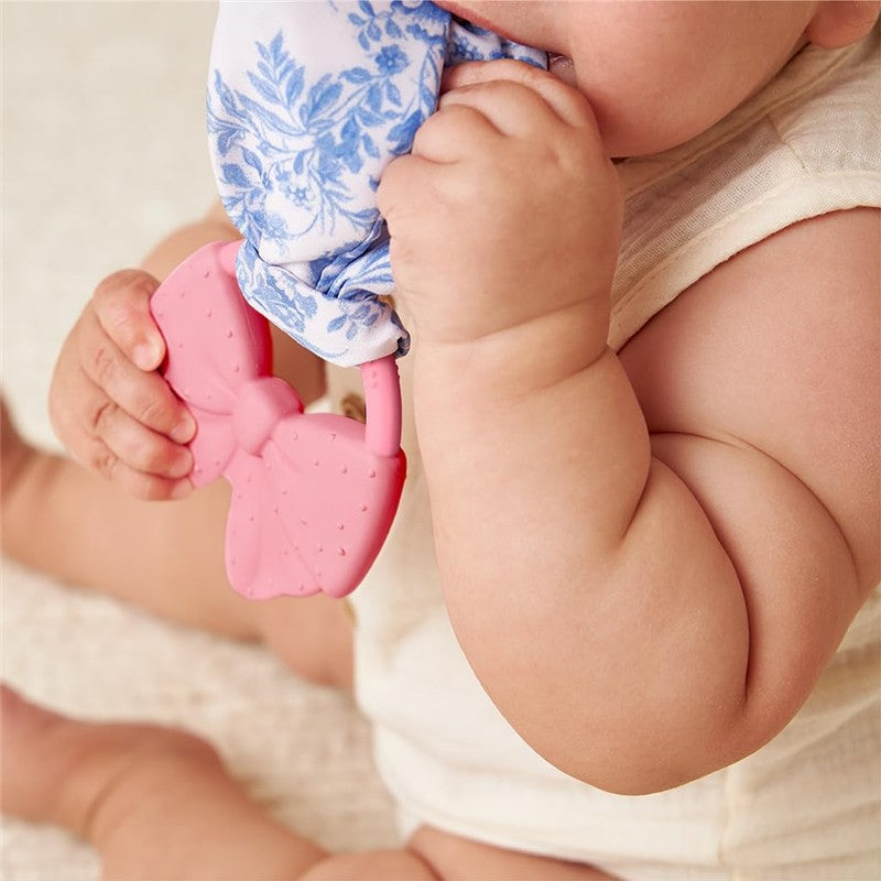 Itzy Ritzy Silicone Teether with Crinkle Tie - Bow Image 3