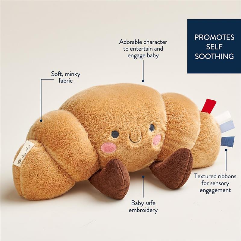 Itzy Ritzy - Snuggleverse Sweetie Snuggles™ Perfect, Huggable Plush Toy Chloe The Croissant Image 3