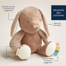 Itzy Ritzy - Snuggleverse™ Sweetie Snuggles™ Perfect, Huggable Plush Toy Billie They Bunny (Taupe) Image 3