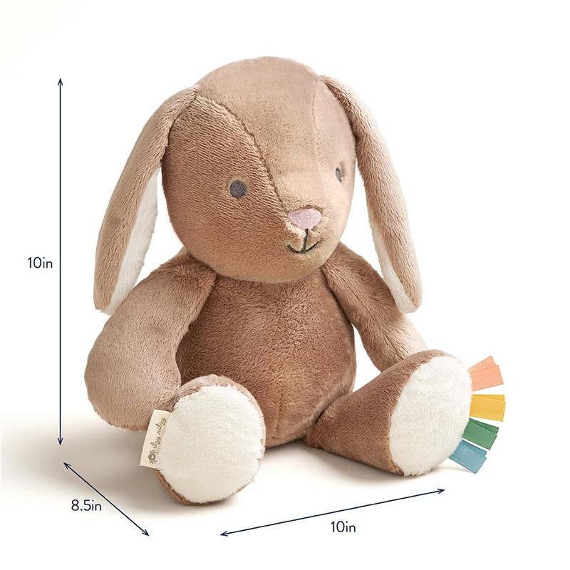 Itzy Ritzy - Snuggleverse™ Sweetie Snuggles™ Perfect, Huggable Plush Toy Billie They Bunny (Taupe) Image 7