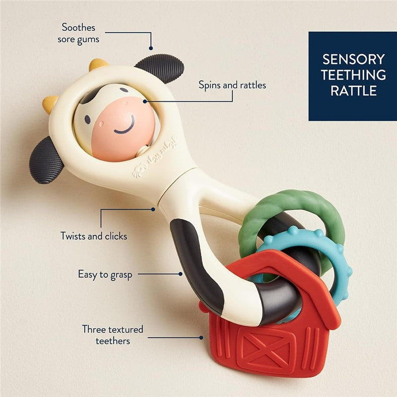Itzy Ritzy - Spinner Rattle Cow Image 4