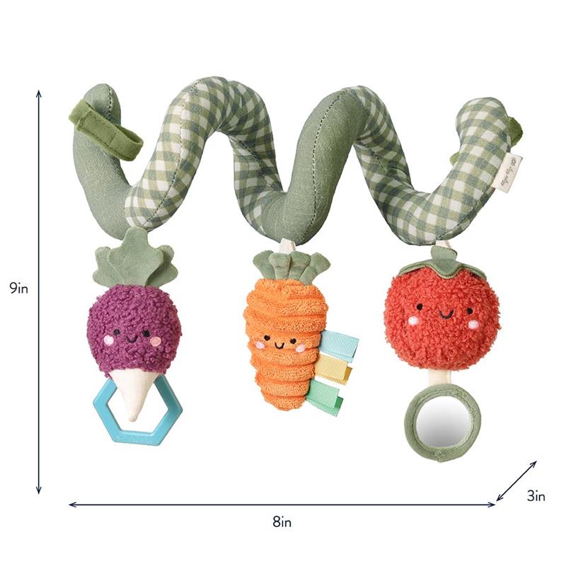 Itzy Ritzy - Spiral Car Seat & Stroller Activity Toy Veggie Image 6