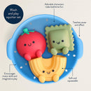 Itzy Ritzy Splash Pals™ Wash and Play Squirter Set - Pasta Image 5