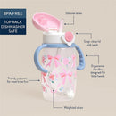 Itzy Ritzy Straw Sippy Cup - Ribbons & Roses Image 5