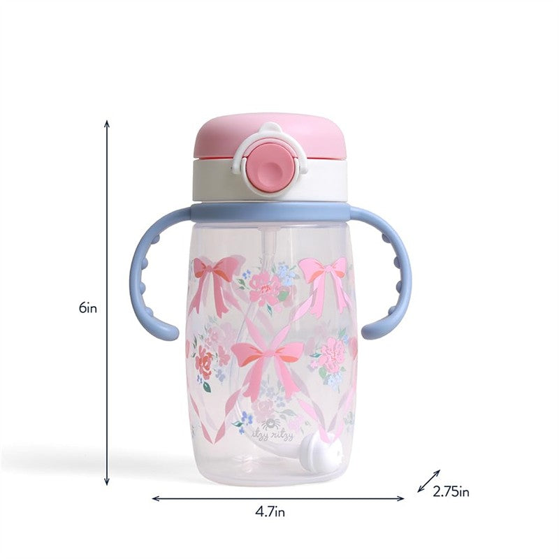 Itzy Ritzy Straw Sippy Cup - Ribbons & Roses Image 7