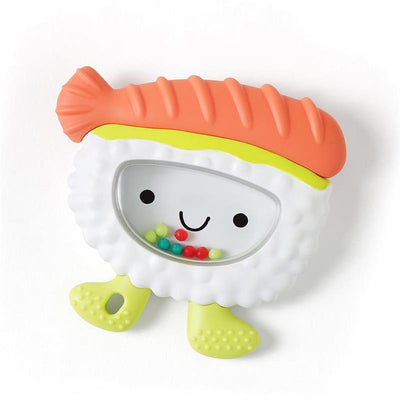Itzy Ritzy - Sweetie Shake Plus™ Teething + Rattle Toy, Sushi Image 1